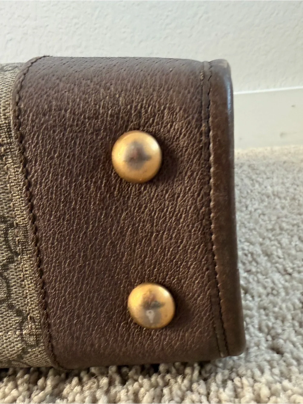 Gucci Medium Ophidia Cut Out Handle Tote GG Coated Canvas